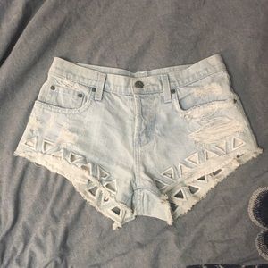 LF Carmar Shorts with triangle cut outs